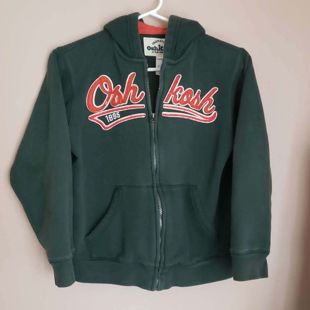 Oshkosh B'gosh Boys Zip Up Hoodie, size 12